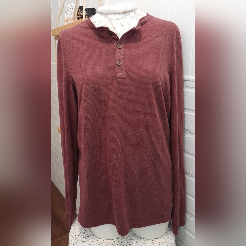 Red Henley Shirt